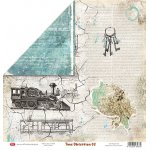 CP-TO02 Papier dwustronny Craft&You Design 30,5x30,5 TIME OBSESSION 02