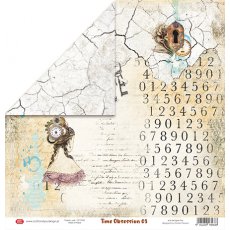 CP-TO03 Papier dwustronny Craft&You Design 30,5x30,5 TIME OBSESSION 03