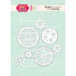 CW164 Wykrojnik /Die- Gears - zębatki - Craft&You Design
