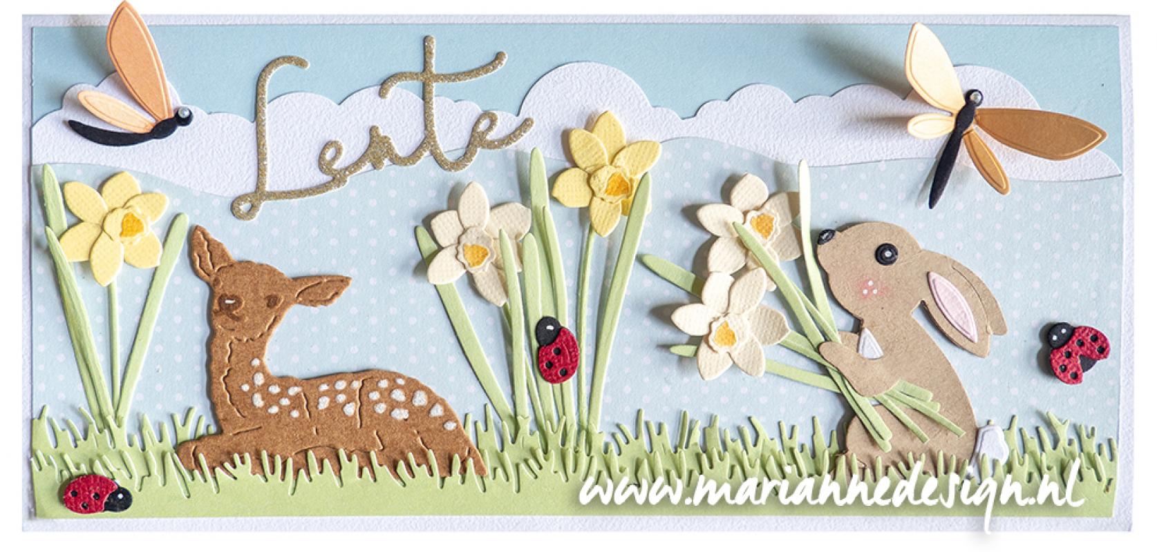 LR0755 Wykrojnik Marianne Design - Creatable - Daffodil