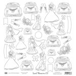 CP-SM09 Sweet Memories 09-Paper/Papier akwarelowy-elementy-Craft&You Design 30,5x30,5 