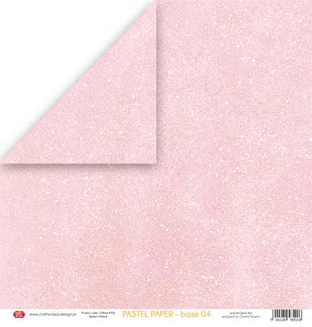 CPBase-PP04 Pastel Paper 04-Paper/Papier dwustronny Craft&You Design 30,5x30,5
