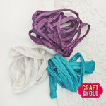 CRIB-018 RIBBONS - tasiemki vintage - TIME OBSESSION - Craft&You Design