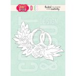 CW160 Wykrojnik /Die-Wedding Rings - obrączki ślubne - Craft&You Design