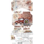 CC-CY05-RA-11  ROBOTS ADVENTURES - JUNK JOURNAL SET - zestaw dodatków