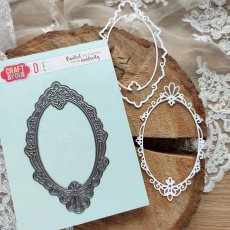 CW170 Wykrojnik /Die- Oval Frame - Ramka owalna  - Craft&You Design