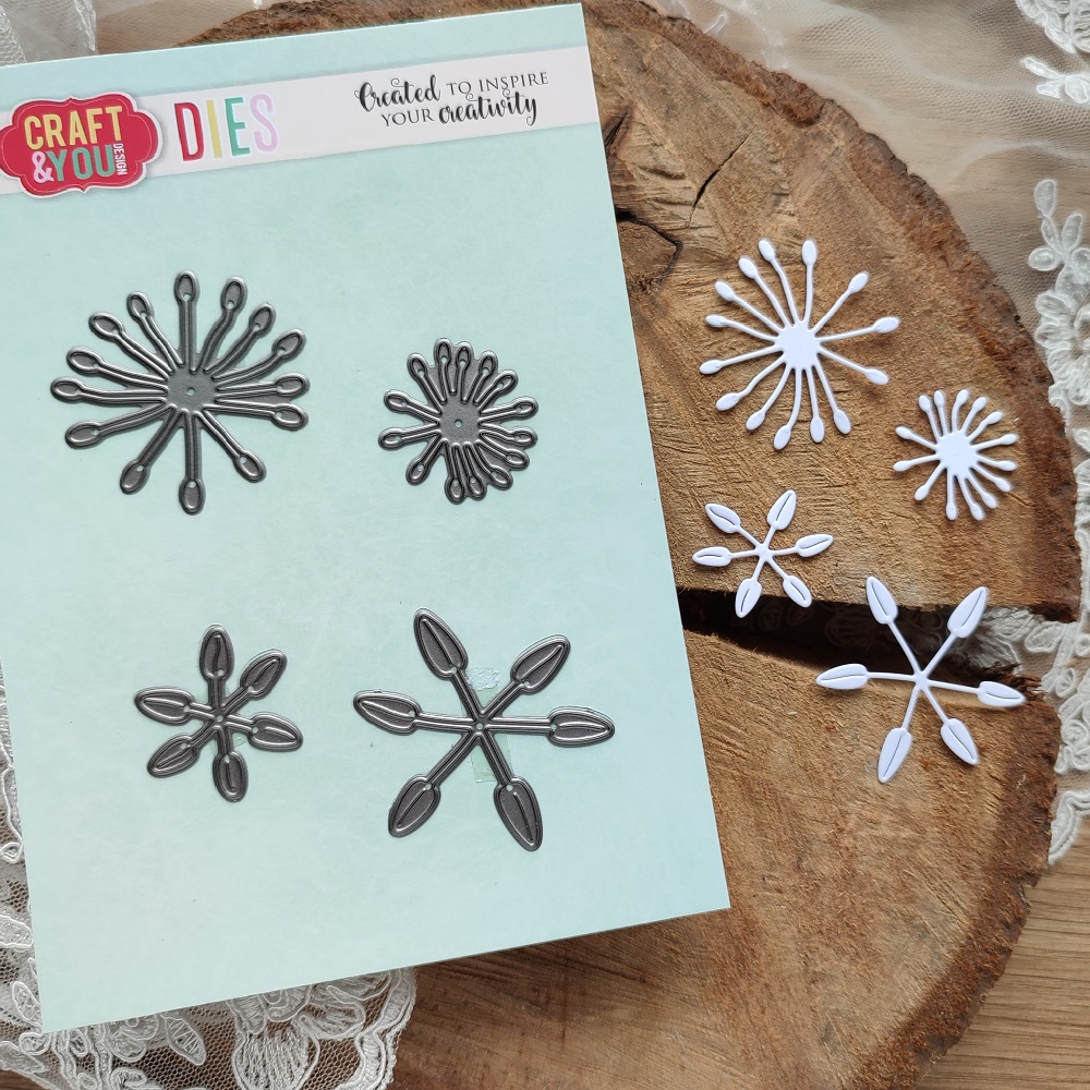 CW172 Wykrojnik /Die-Flower Stamen Set 1 - Zestaw pręcików do kwiatów 1 - Craft&You Design