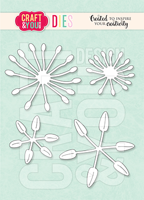 CW172 Wykrojnik /Die-Flower Stamen Set 1 - Zestaw pręcików do kwiatów 1 - Craft&You Design