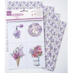 CA3131 Zestaw papierów perfumowanych  A5 LILACS