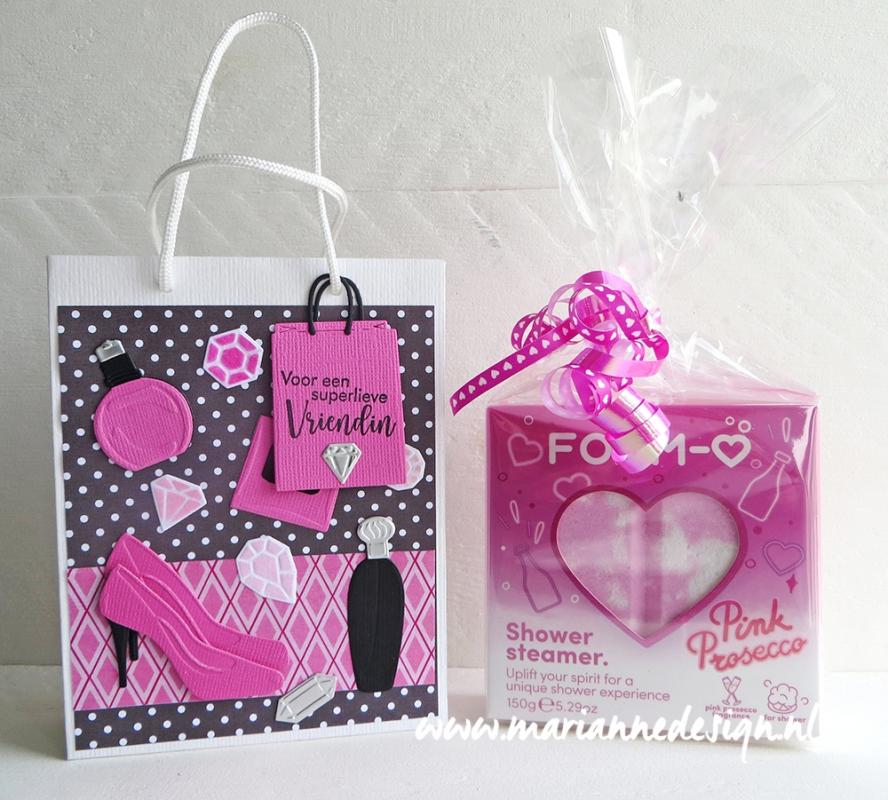 PS8120 Maska Marianne Design - Craft stencil - A4 - SHOPPING BAG