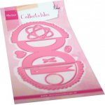 COL1508 Wykrojnik Marianne Design - Collectables - Bagtopper XOXO by Marleen