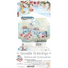 CC-C47-SG-10 SEASIDE GREETINGS - JUNK JOURNAL - zestaw dodatków