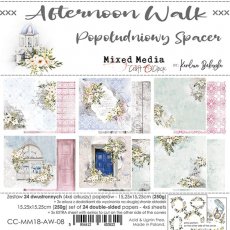 CC-MM18-AW-08  AFTERNOON WALK  - zestaw papierów 15,25x15,25cm