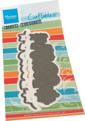 CR1592 Wykrojnik Marianne Design - Craftable - Stitching border Seashells