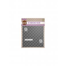 EF3D024 Folder do embossingu 3D ( 150x150 mm ) - Wzór paskowy