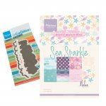 PA4155  Zestaw promocyjny Marianne Design - Craftable plus - Muszelkowy border + papiery