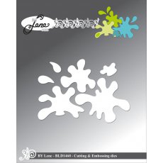 BLD1460 Wykrojnik By Lene- "Splatter" - plama, kleks