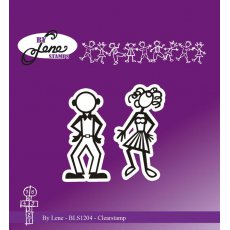 BLS1204 Stempel By Lene - "Matchstick - Adults"