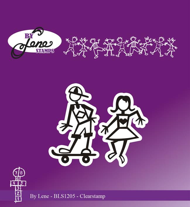 BLS1205 Stempel By Lene - "Matchstick - Teenagers"