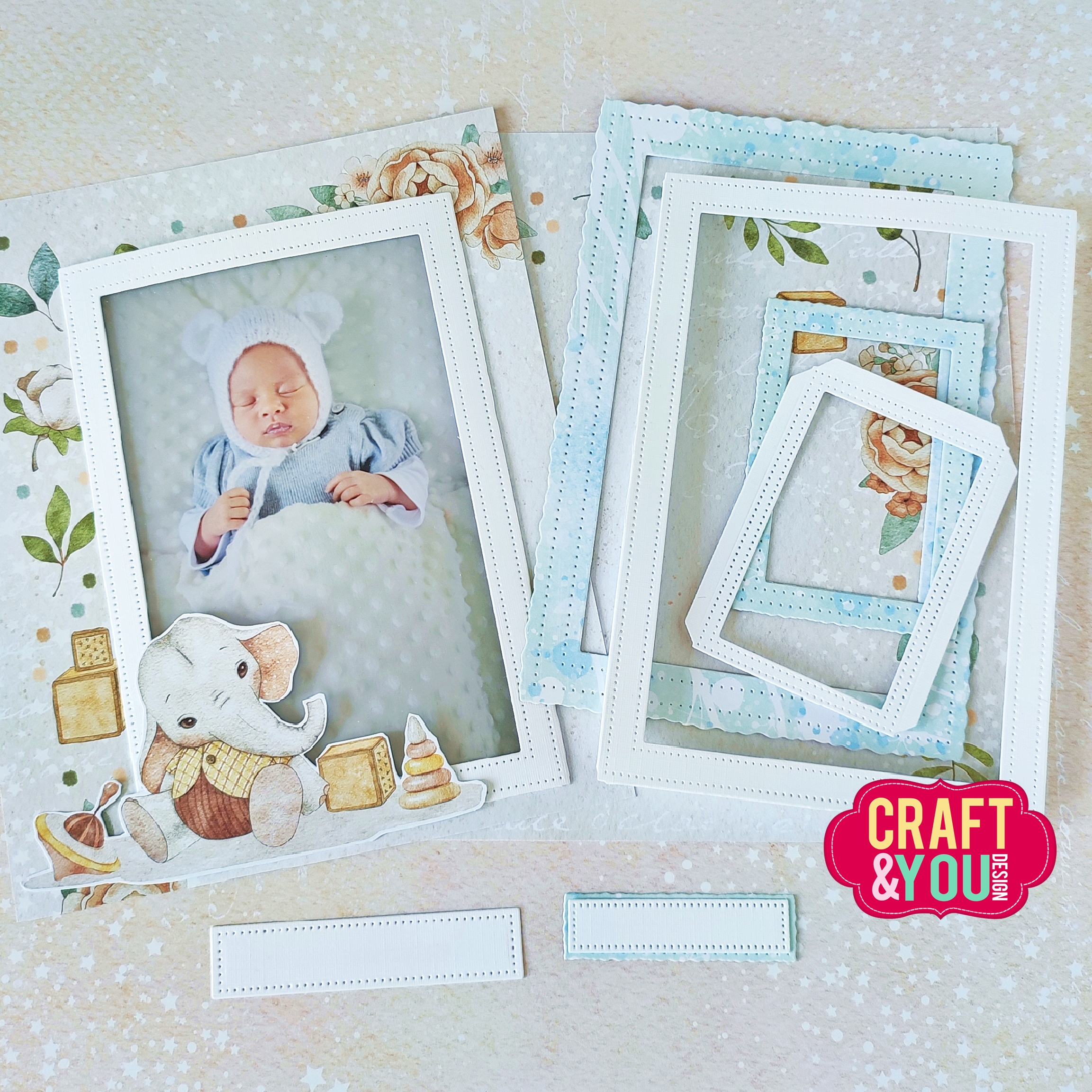 CW177 Wykrojnik /Die-Photo Frame - Ramka na zdjęcie - Craft&You Design