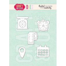 CW178 Wykrojnik /Die- Birth Certificates - Metryczki - Craft & You Design