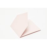 ID-5241 Baza kartki KOPERTÓWKA róż pastelowy GoatBox 13,5cm