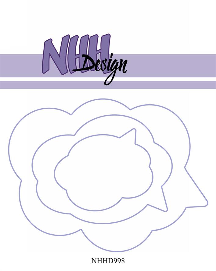 NHHD998 Wykrojnik NHH Design - "Thinking Bubble"