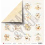 CP-BAPAR10 Baby Party 10- Paper,Papier dwustronny - elementy do wycinania- 30,5x30,5