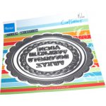 CR1597 Wykrojnik Marianne Design - Creatables - koła, serwetki, litery