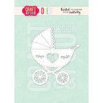CW043 Wykrojnik /Die--Stroller-wózek -Craft&You Design