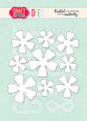 CW183 Wykrojnik /Die-Small Flowers - set 2 - małe kwiatki 2 - Craft&You Design