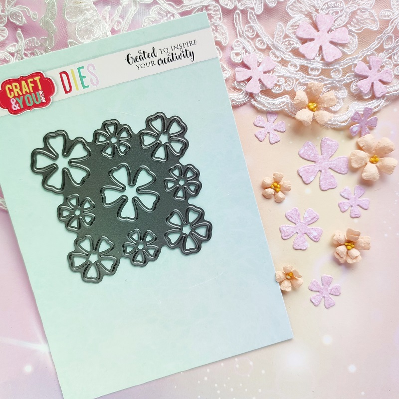 CW183 Wykrojnik /Die-Small Flowers - set 2 - małe kwiatki 2 - Craft&You Design