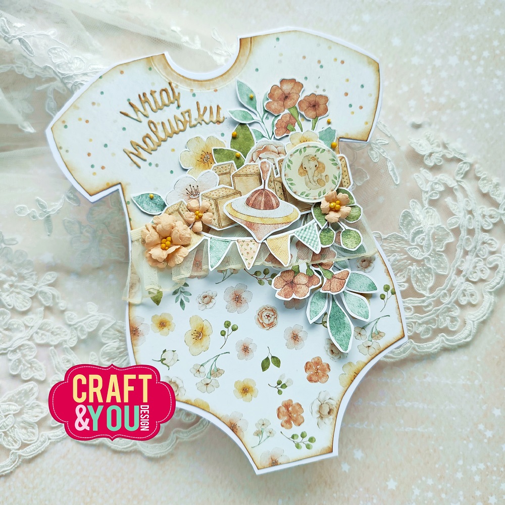 CW185 Wykrojnik - Witaj na swiecie Maluszku - Craft&You Design