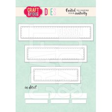 CW188 Wykrojnik /Die-Banners set 1 - banerki 1  - Craft&You Design
