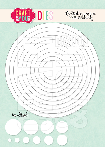 CW191 Wykrojnik /Die-Circles - koła - Craft&You Design