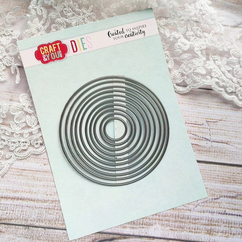 CW191 Wykrojnik /Die-Circles - koła - Craft&You Design
