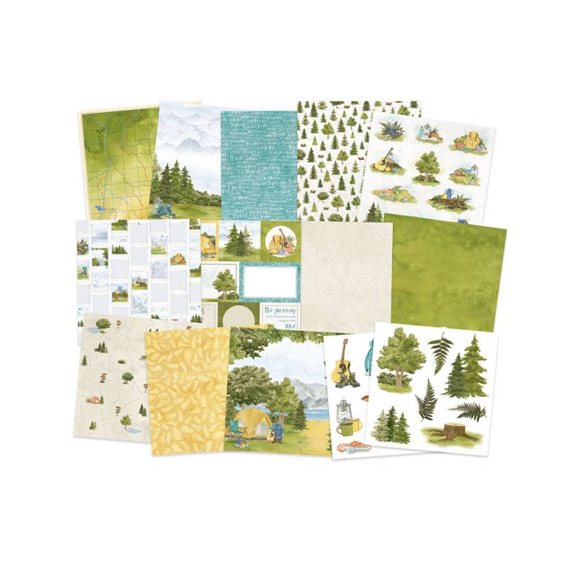 P13-HTR-09 Bloczek papierów Hit the road 15x15cm