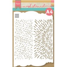 PS8130 Maska Marianne Design - SLIMLINE RAIN & SUNSHINE - A4 - deszcz i słońce
