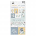 P13-CHC-12   Arkusz naklejek Christmas Charm 02, 10,5 x 23cm	