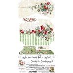 CC-C48-WP-11 WARM AND PEACEFUL - JUNK JOURNAL  - zestaw dodatków