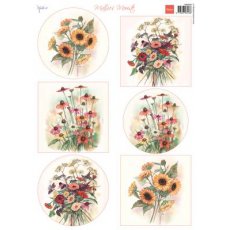 MB0203 Arkusz A4 -Marianne Design - jesienne bukiety