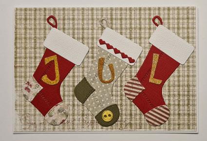 BLD1487 Wykrojnik By Lene - świąteczna skarpeta