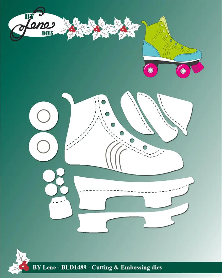 BLD1489 Wykrojnik By Lene - wrotki