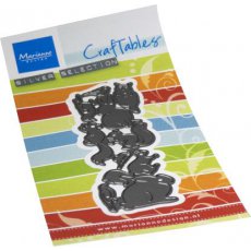 CR1606 Wykrojnik Marianne Design - CrafTables - Punch die - leśne zwierzęta