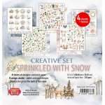 CSET03-SWS-4 Kreatywny zestaw papierów 30,5x30,5cm Craft&You Design - Sprinkled with Snow