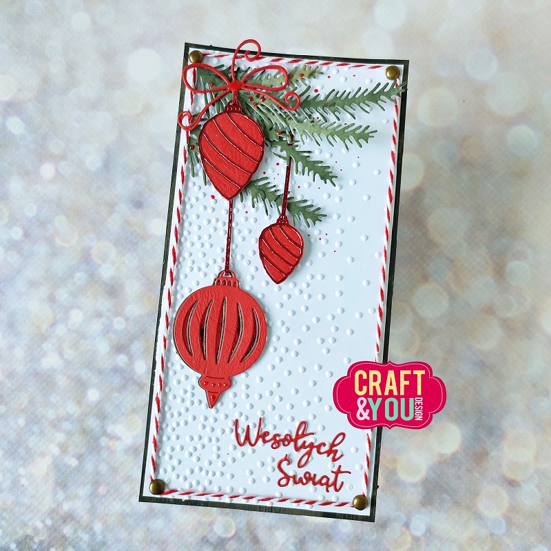 CW203 Wykrojnik /Die-Christmas Balls - bombki -Craft&You Design