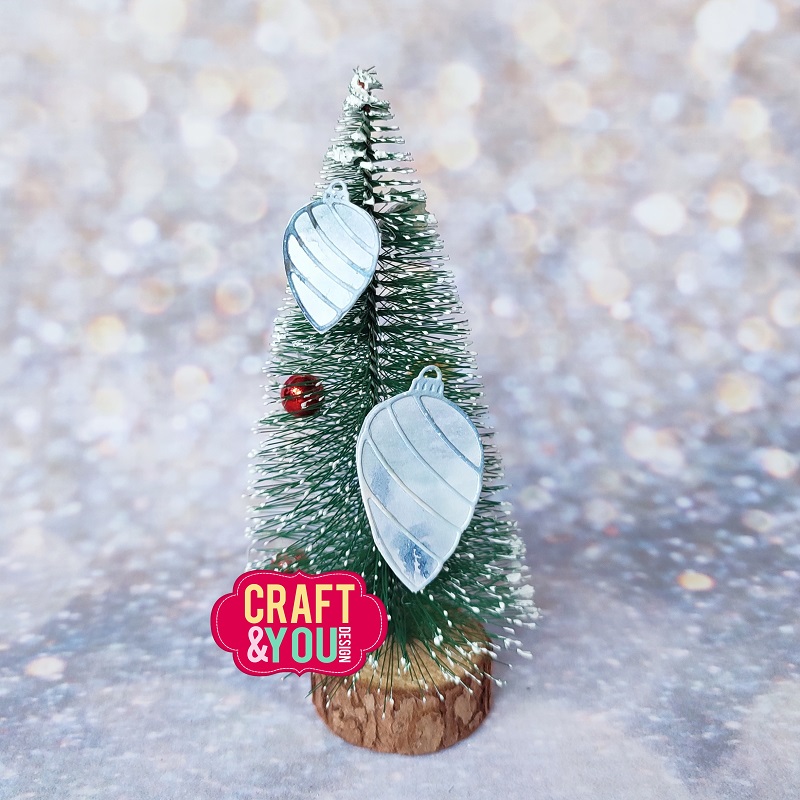 CW203 Wykrojnik /Die-Christmas Balls - bombki -Craft&You Design