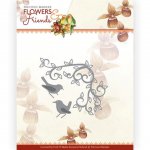 PM10234 Wykrojnik PRECIOUS MARIEKE - narożnik i ptaki