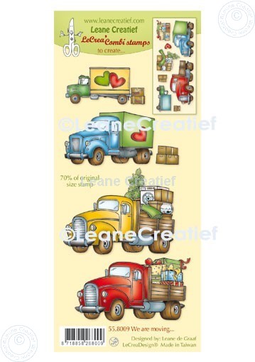 55.8009 Stemple akrylowe Leane Creatief - samochody, ciężarówki