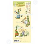 55.8023 Stemple akrylowe Leane Creatief -  szampan, fajerwerki